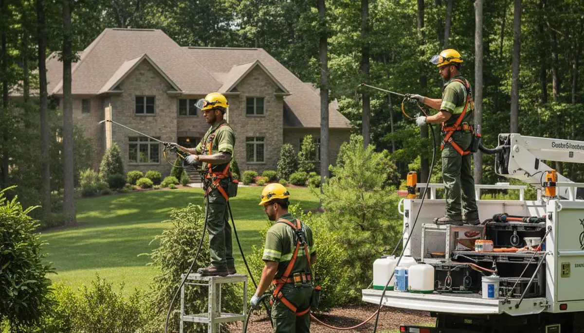 Memphis, TN deer deterrent tree service protecting shrubs and landscape plantings