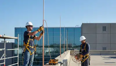 Arbor Tree Care installs lightning protection system on tree in Memphis, TN