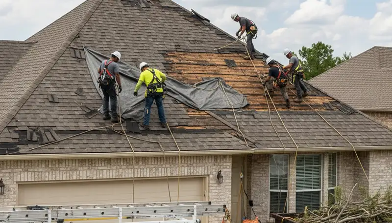 Storm damage tree cleanup in Memphis, TN by Tree Removal Memphis TN