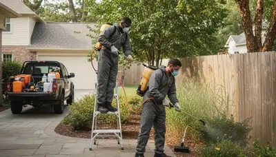 Memphis, TN arborist providing tick control treatment for residential trees and yard care