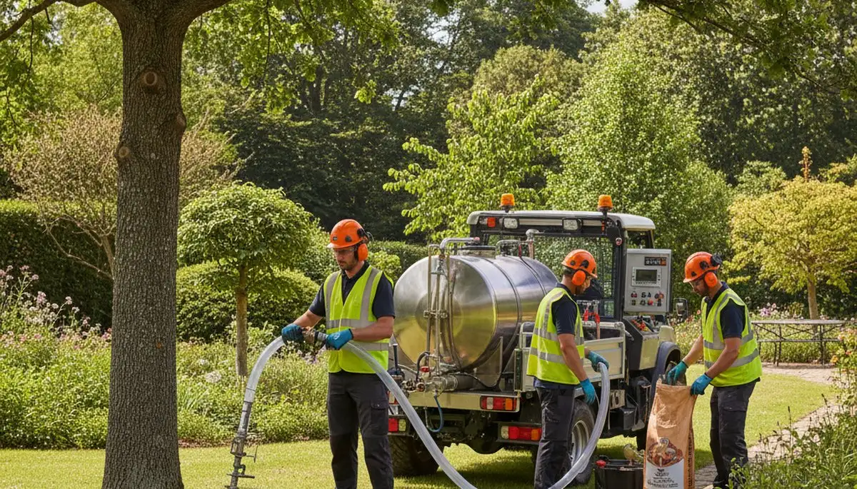 Memphis, TN arborist fertilizing trees for healthy growth and soil nutrition