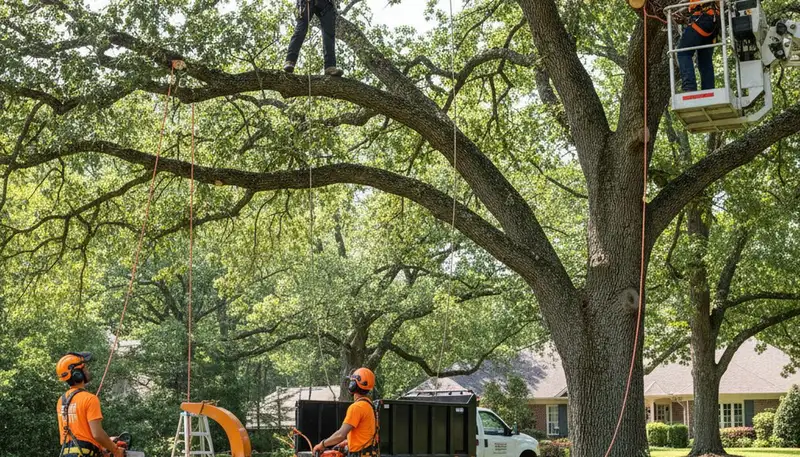 Memphis, TN arborist pruning tree branches for safer, healthier landscape care
