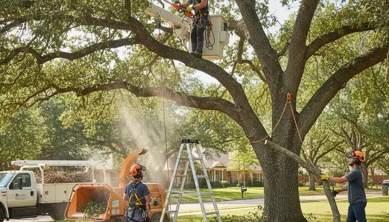 Memphis, TN arborist pruning trees for safer, healthier landscapes