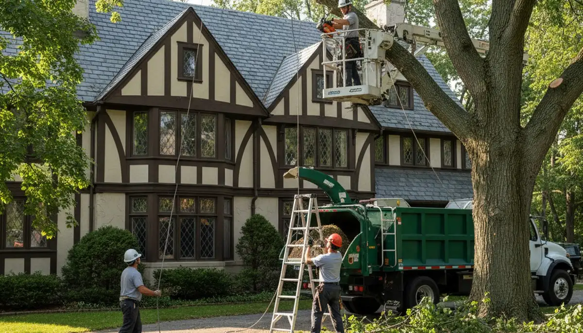 Tree service crew in Memphis, TN providing professional tree removal and trimming services