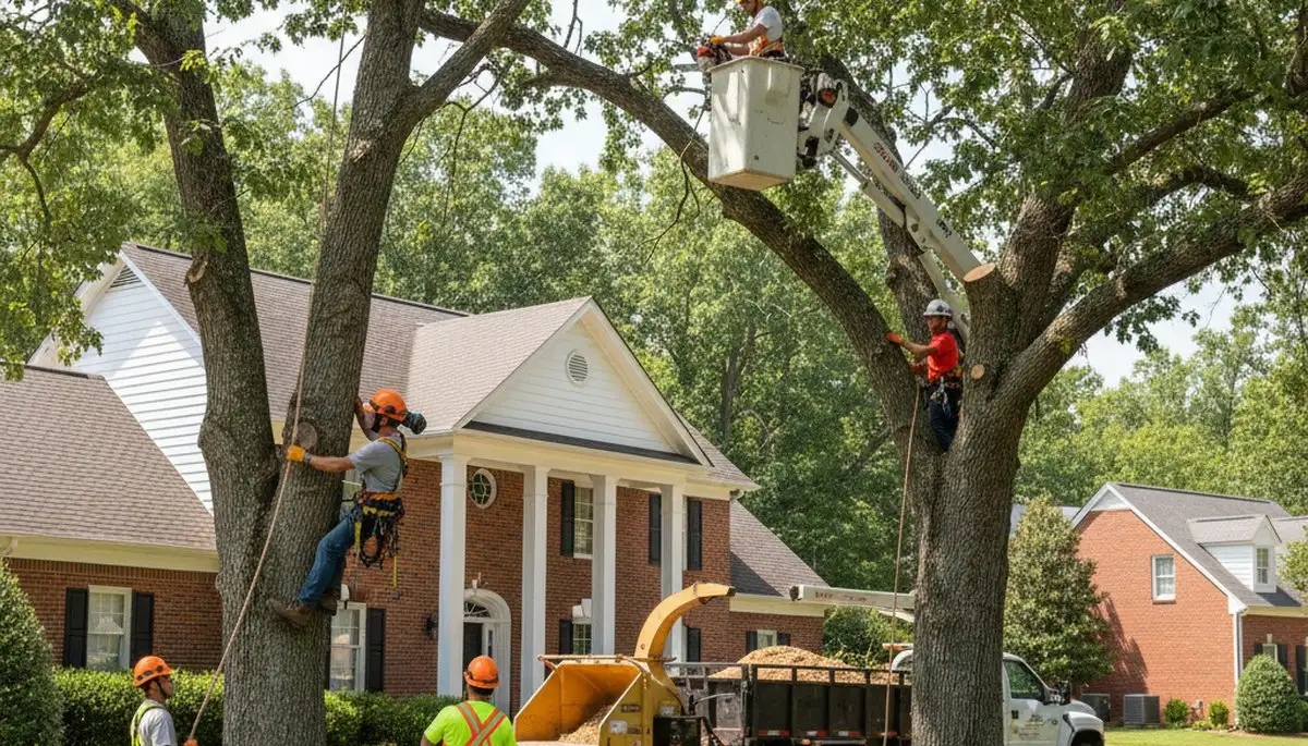 Tree service crew providing professional tree removal in Memphis, TN