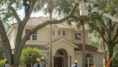 Tree service team in Memphis, TN providing professional tree removal and trimming services