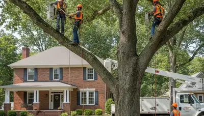 Memphis, TN tree removal crew providing professional tree service for residential and commercial properties