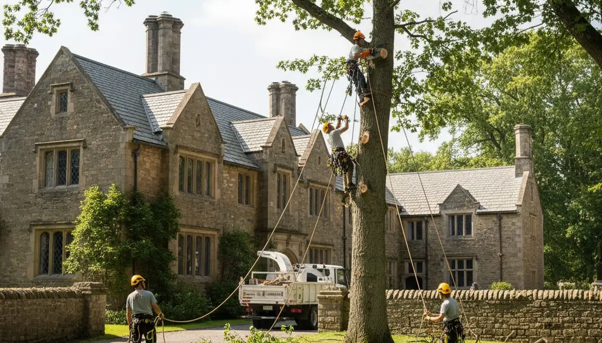 Tree service crew in Memphis, TN performing professional tree removal and cleanup