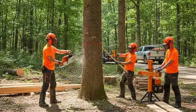 Woodlot management service in Memphis, TN improving tree health and reducing hazards on wooded acreage